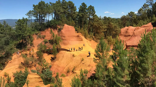 un vaste paysage de terre ocre symbole de 71 ans de mariage 