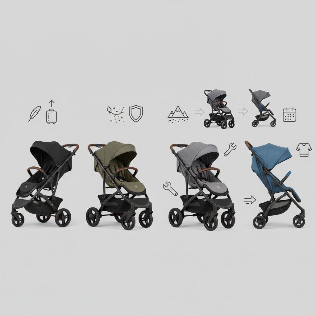 Découvrez notre comparatif complet des poussettes : avantages et inconvénients de chaque type pour choisir la meilleure option adaptée à vos besoins et à ceux de votre enfant.