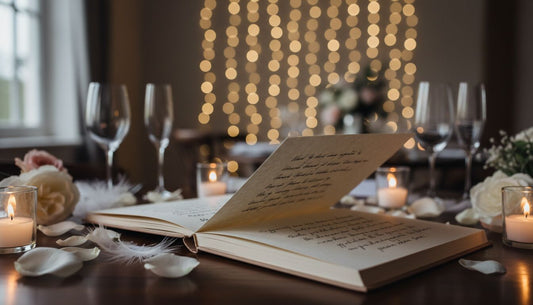 Découvrez 20 idées de textes touchants pour votre livre d'or de mariage, des messages pleins d'émotion et de sincérité à offrir à vos proches.