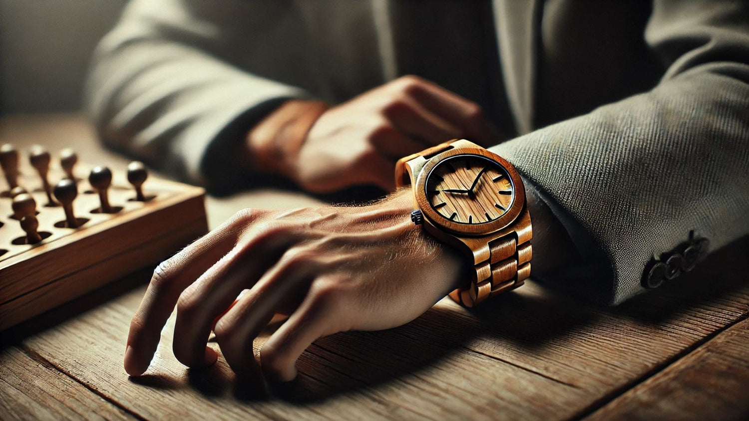 Montre en Bois Homme : L’Alliance du Style et de la Nature - Charme Bois