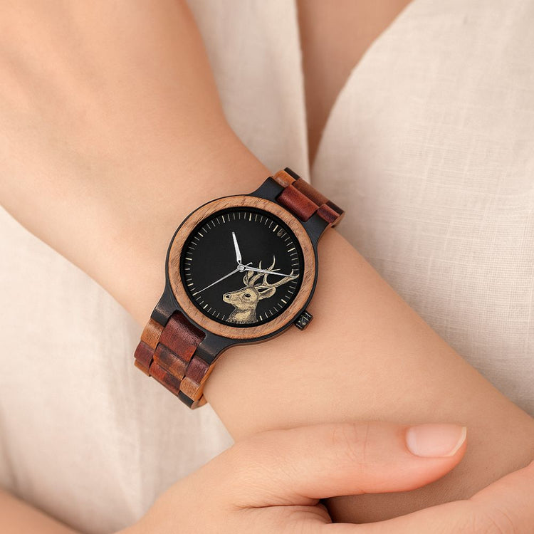 Montres en Bois Homme Femme - Gravure - Unique - Naturel Montres en Bois Homme Femme - Gravure - Unique - Naturel