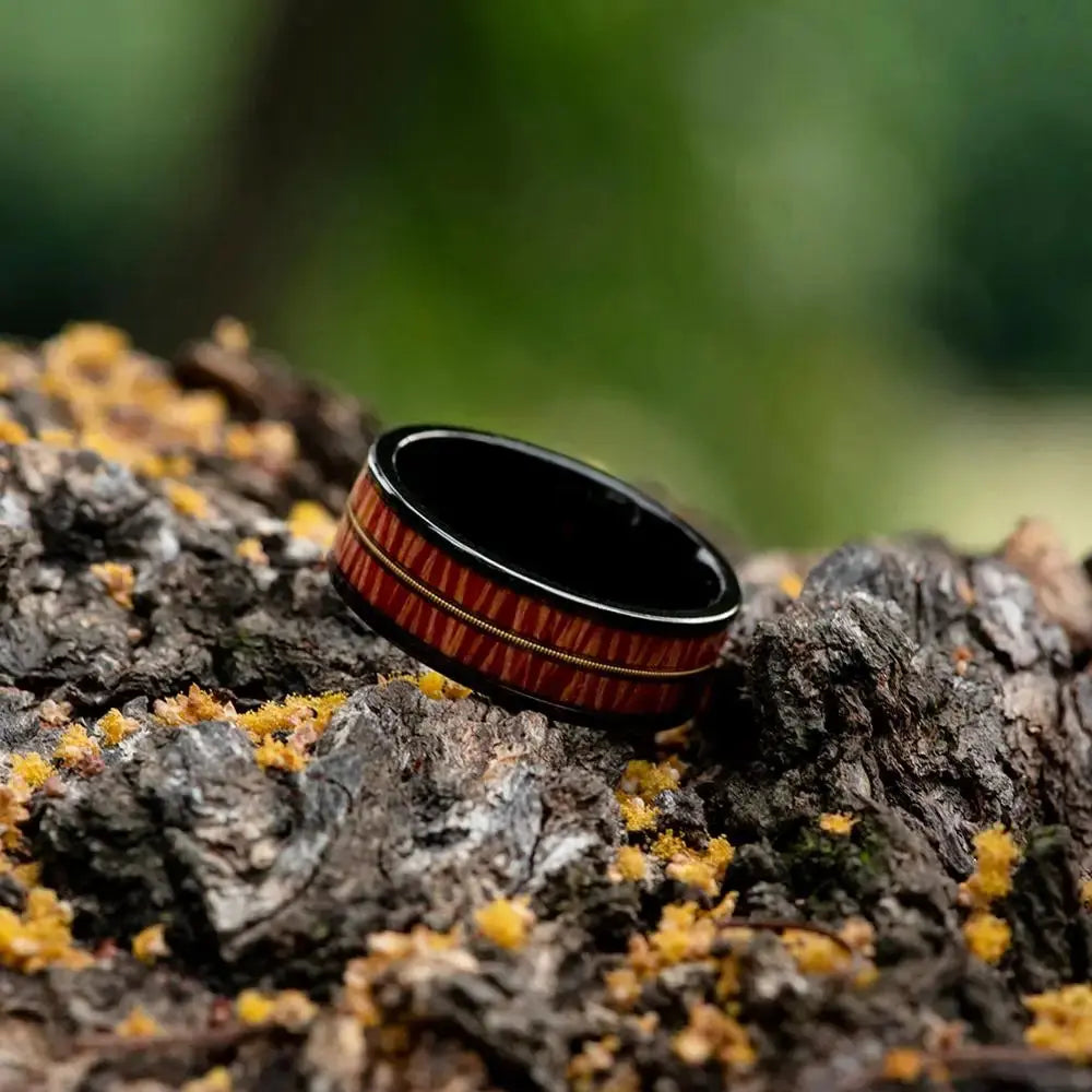 Bague en Bois - Earth - Charme-bois