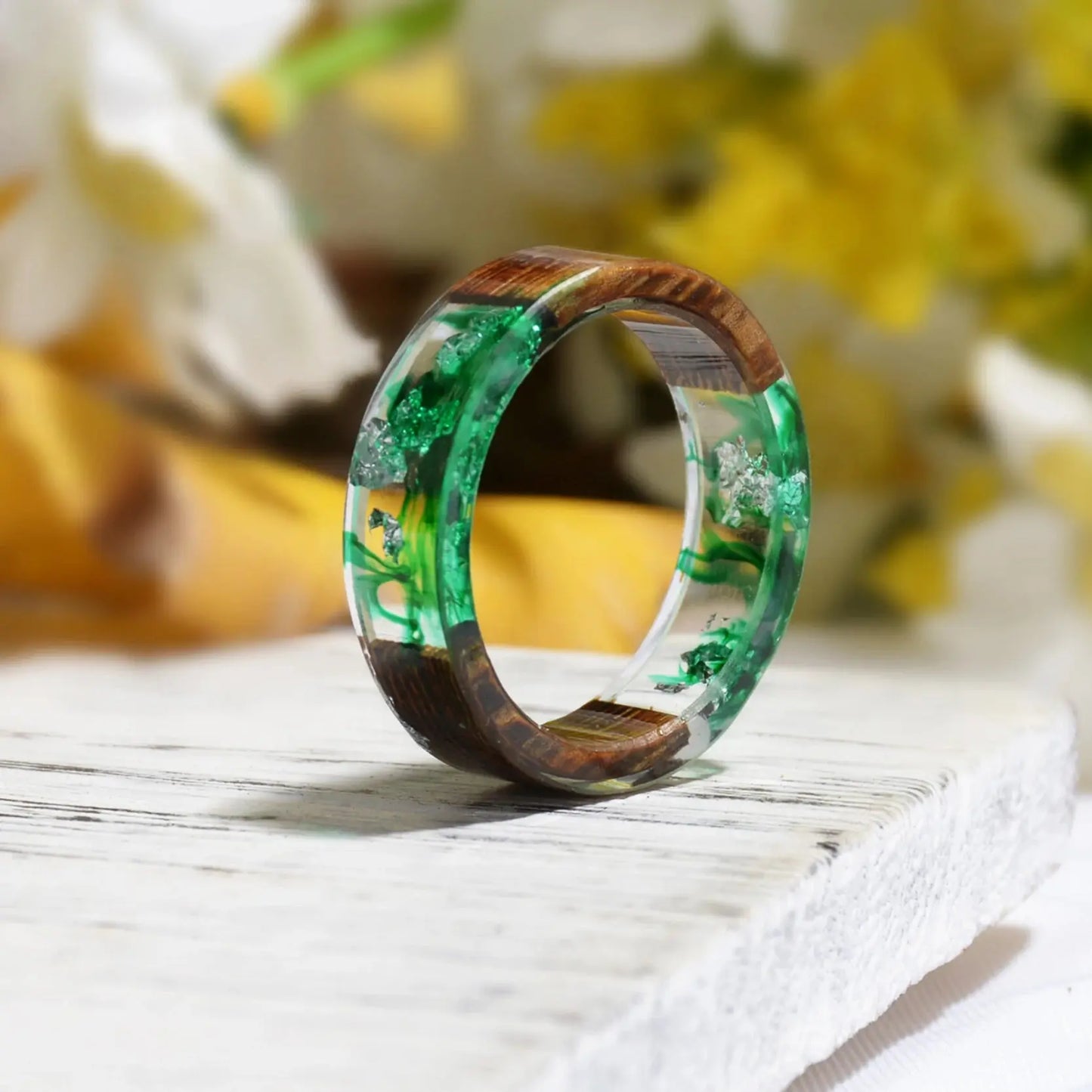 Bague en Bois et Résine - Charme-bois