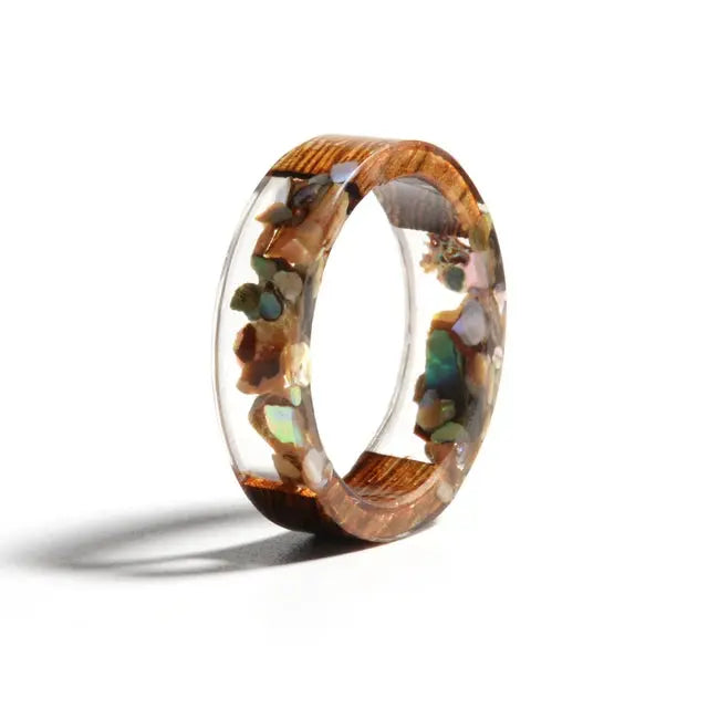 Bague en Bois et Résine - Charme-bois