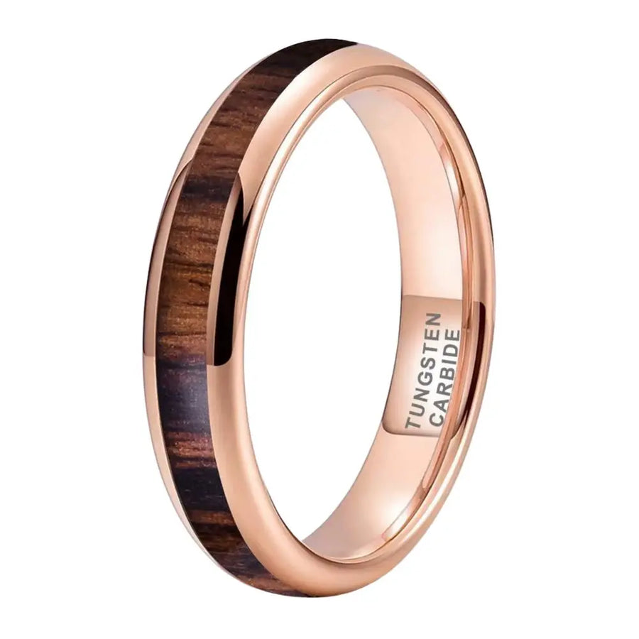 Bague en Bois Femme Sylvara Or Charme Bois