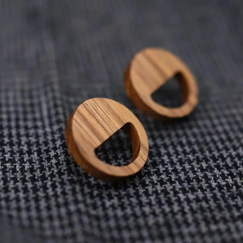 Boucle d'oreille en bois Boutique Charme Bois