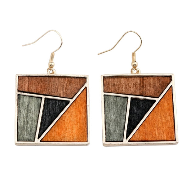 Boucle d'oreilles en bois Femme - Brume Charme Bois