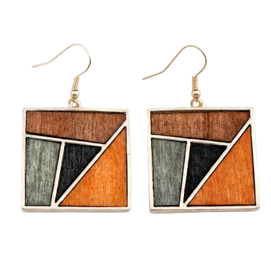 Boucle d'oreilles en bois Femme - Brume Charme Bois