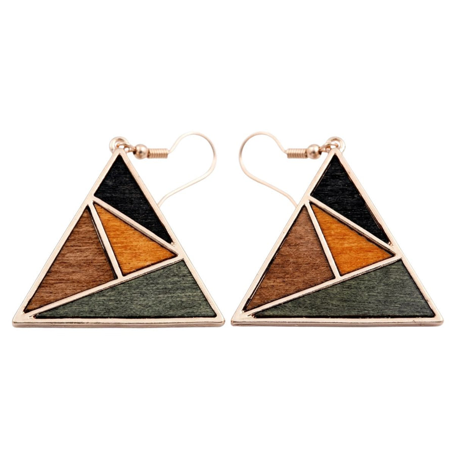Boucle d'oreilles en bois Femme - Solstice Charme Bois