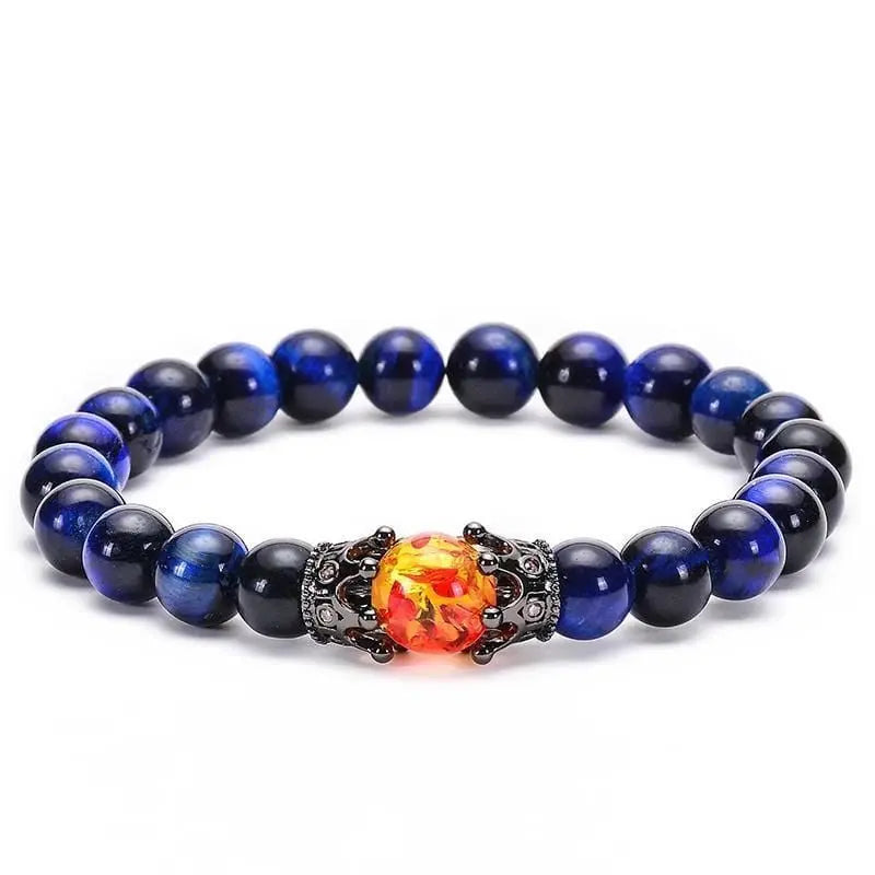 Bracelet pierre naturelle bleu