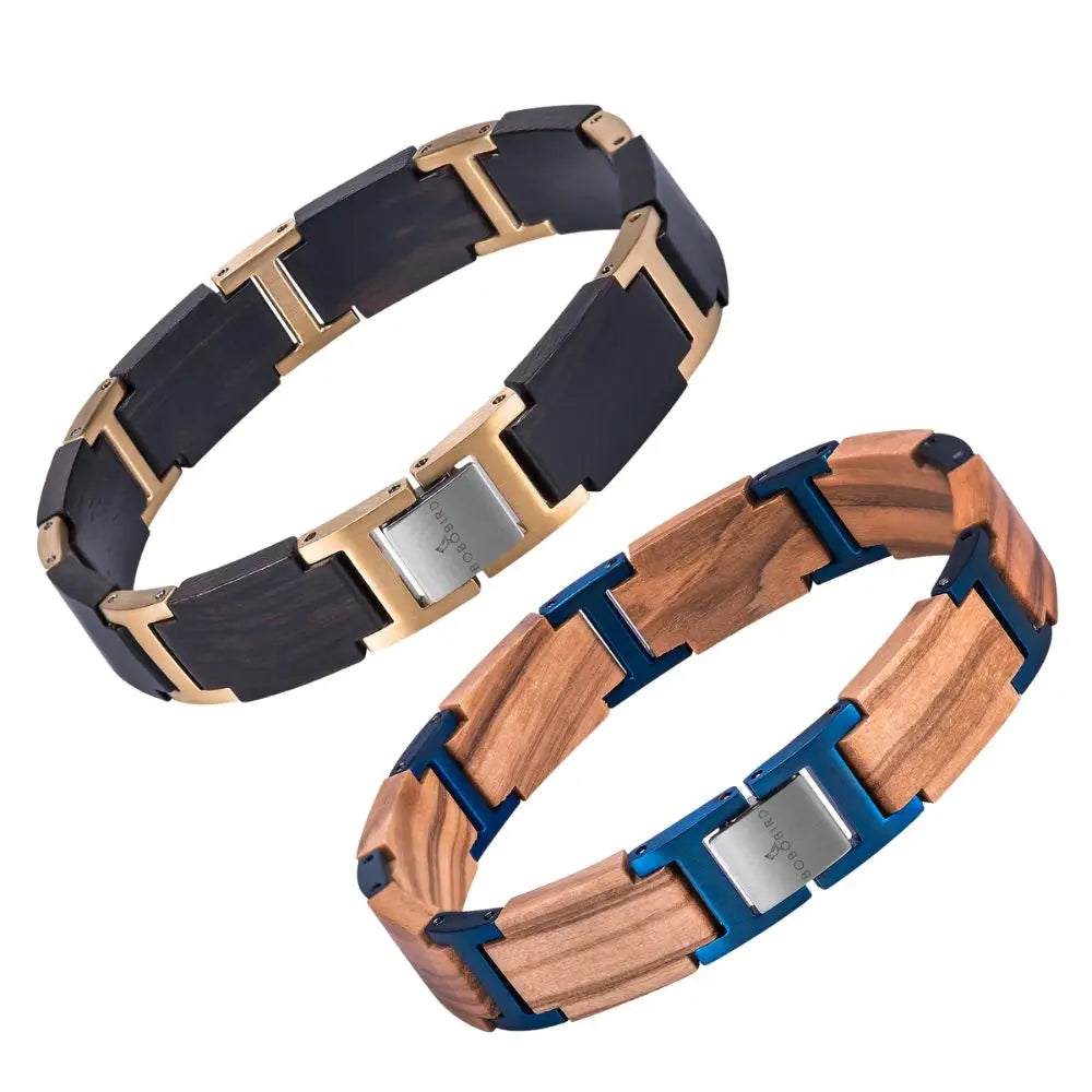 Bracelet Couple en Bois - Horizons Charme Bois