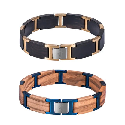 Bracelet Couple en Bois - Horizons Charme Bois