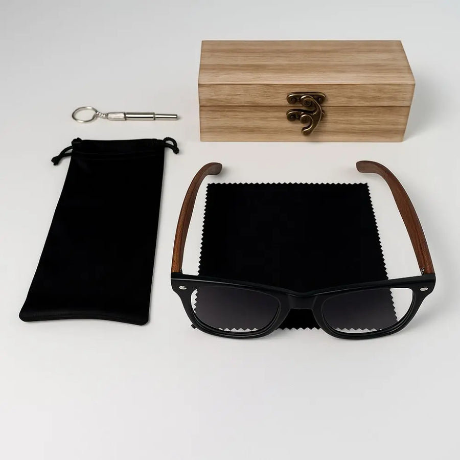 Lunette Anti-Lumière Bleue en Bois - Nomade Charme Bois