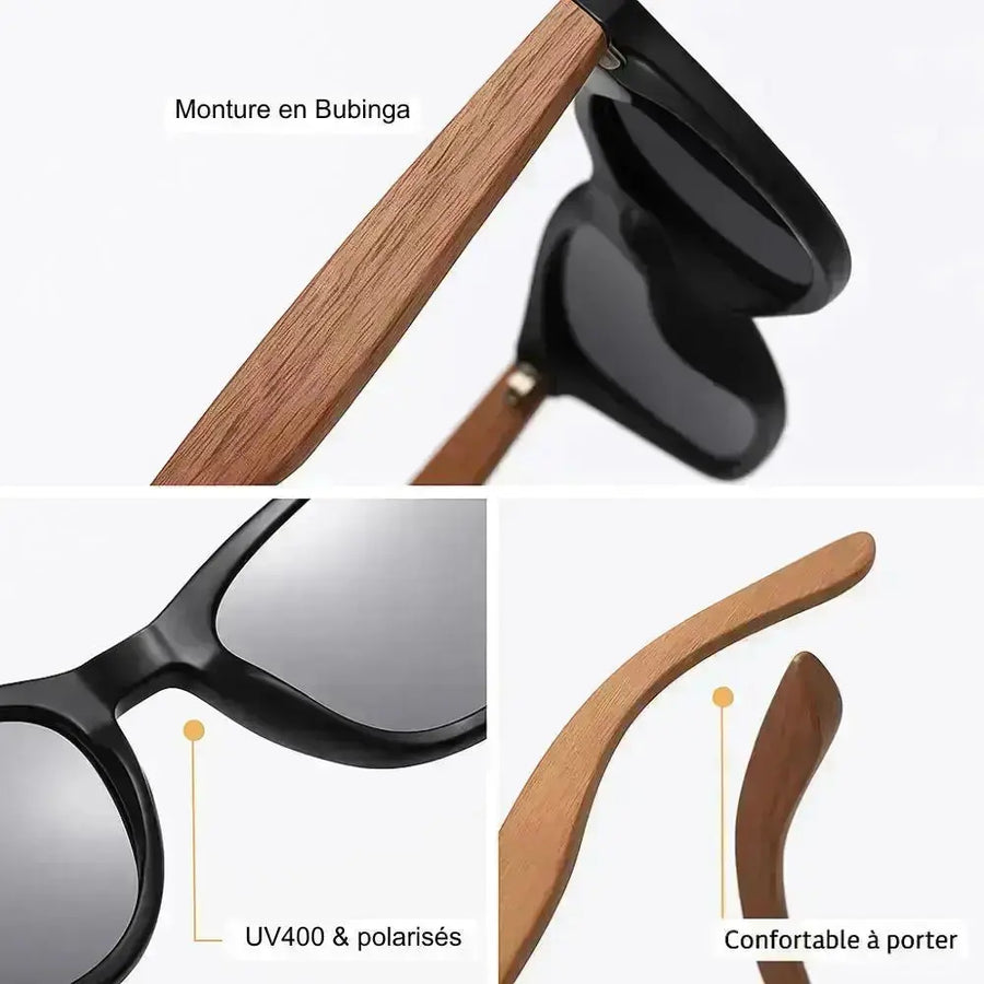 Lunette Anti-Lumière Bleue en Bois - Nomade Charme Bois
