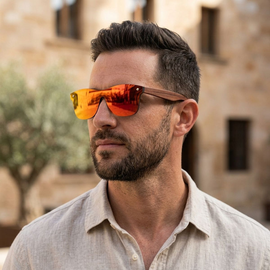 Lunette de Soleil en Bois UV400 - Évasion Charme-bois