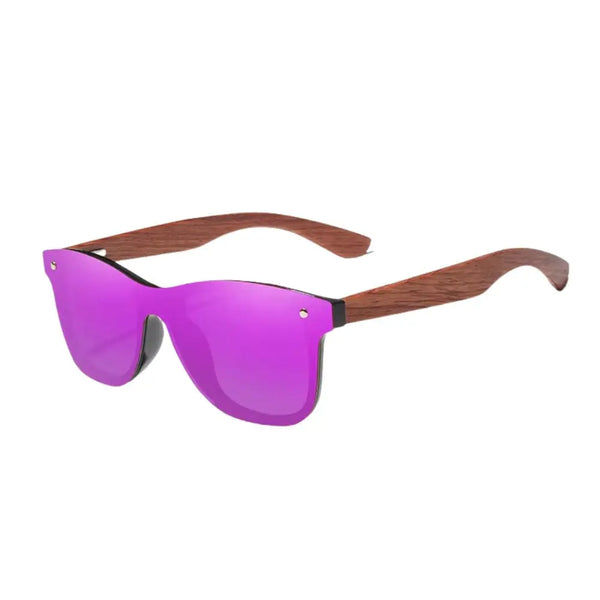 Lunette de Soleil en Bois UV400 - Horizon Charme-bois