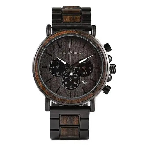 Montre en Bois Chronographe - Abysse Charme-bois