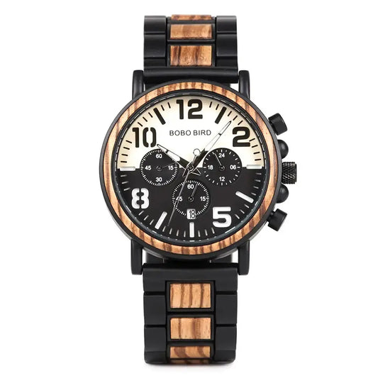 Montre en Bois Chronographe - Canyon Charme-bois