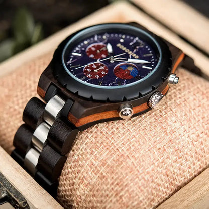 Montre en Bois Chronographe - Tsunami Charme-bois