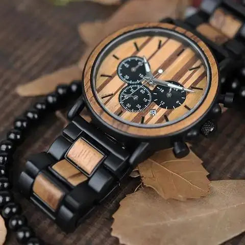 Montre en bois chronographe - Solstice Charme-bois