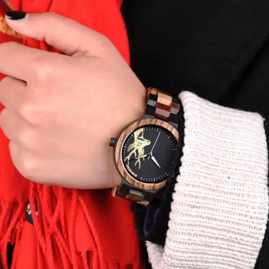Montre en Bois - Aurore Charme-bois