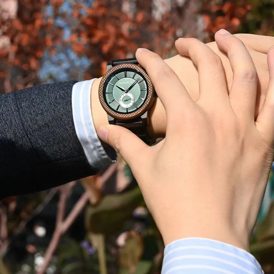 Montre en Bois - Corail Charme-bois
