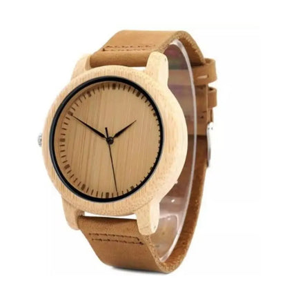 Duo de Montres pour Couple - Bambou Charme Bois