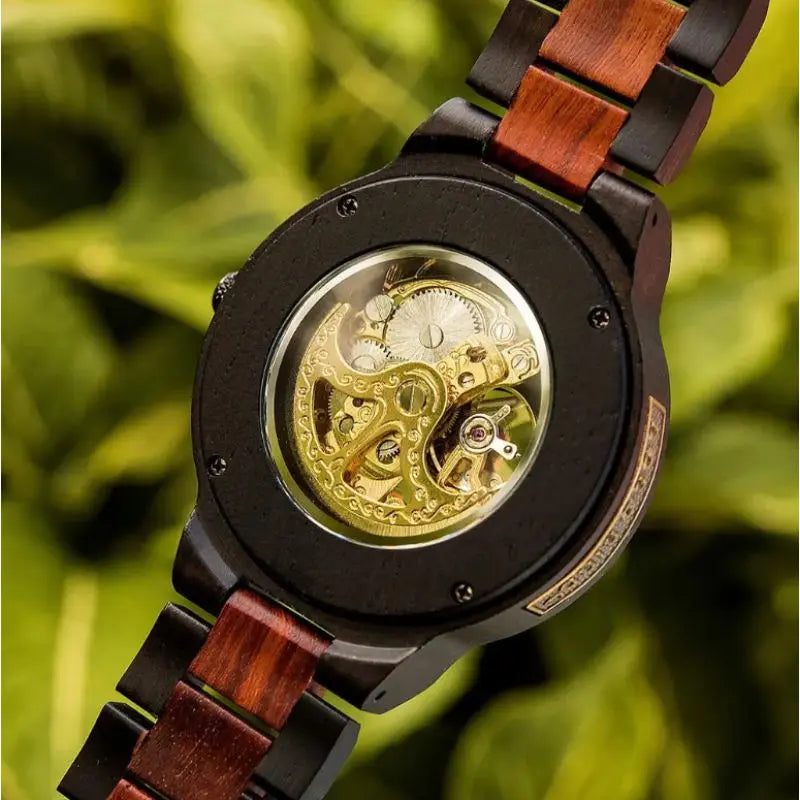 Montre en Bois Automatique - Cimes Charme Bois