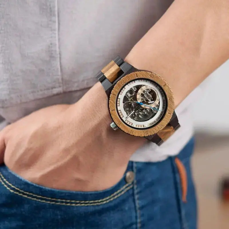 Montre en Bois Automatique - Conquête Charme Bois