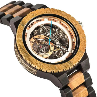 Montre en Bois Automatique - Conquête Charme Bois