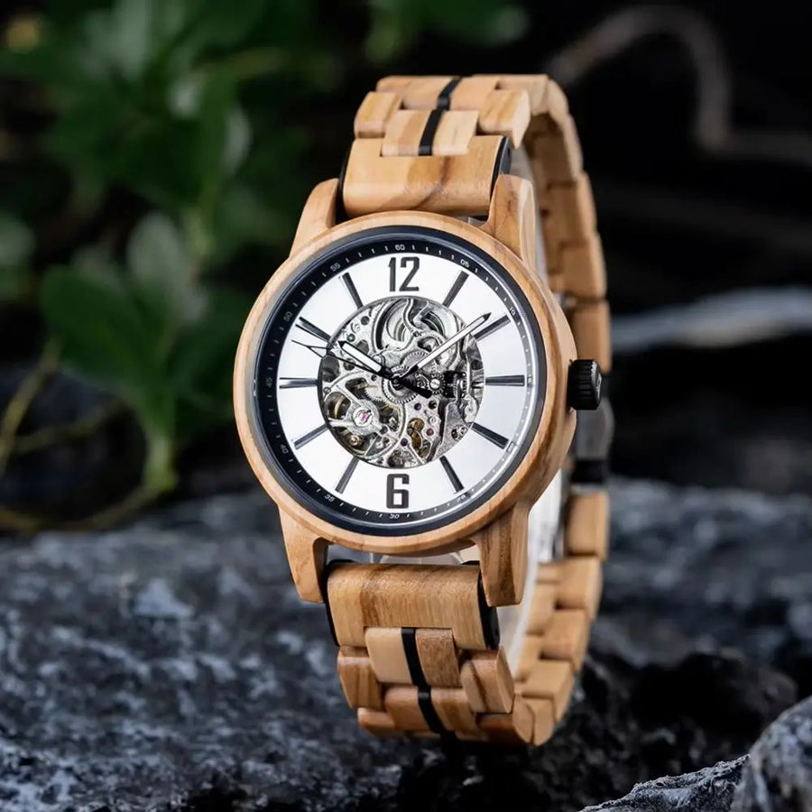 Montre en Bois Automatique - Vallée Charme-bois