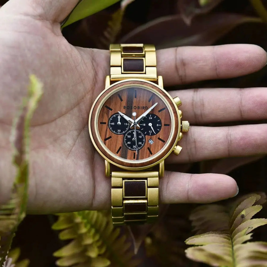 Montre en Bois Chronographe - Astéroïde Charme-bois