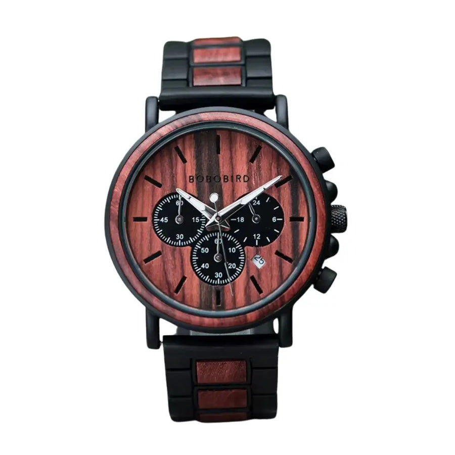 Montre en Bois Chronographe - Comète Charme-bois