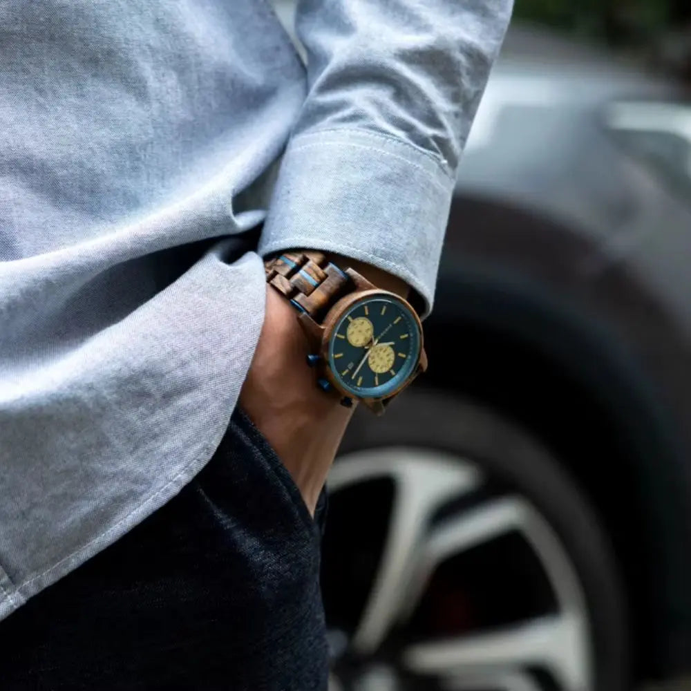 Montre en Bois Chronographe - Delta Charme-bois