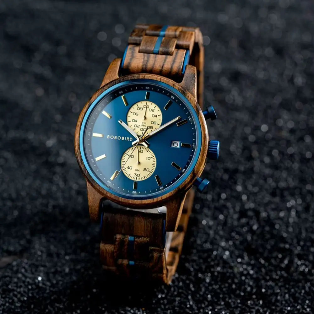 Montre en Bois Chronographe - Delta Charme-bois