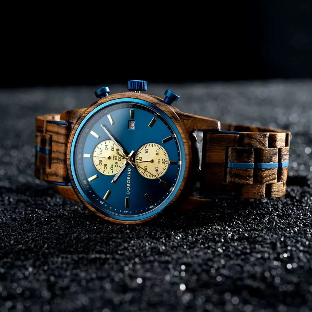 Montre en Bois Chronographe - Delta Charme-bois