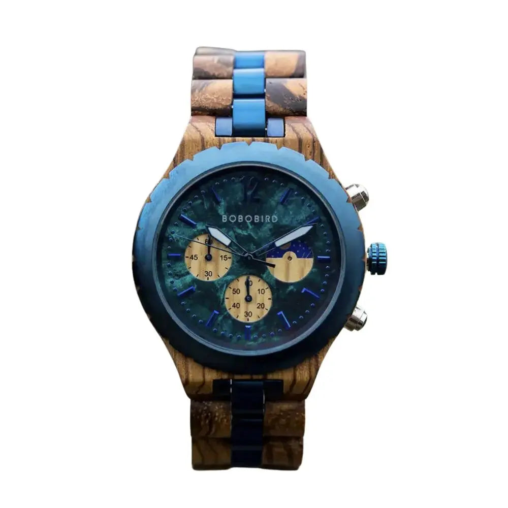 Montre en Bois Chronographe - Vortex Charme-bois