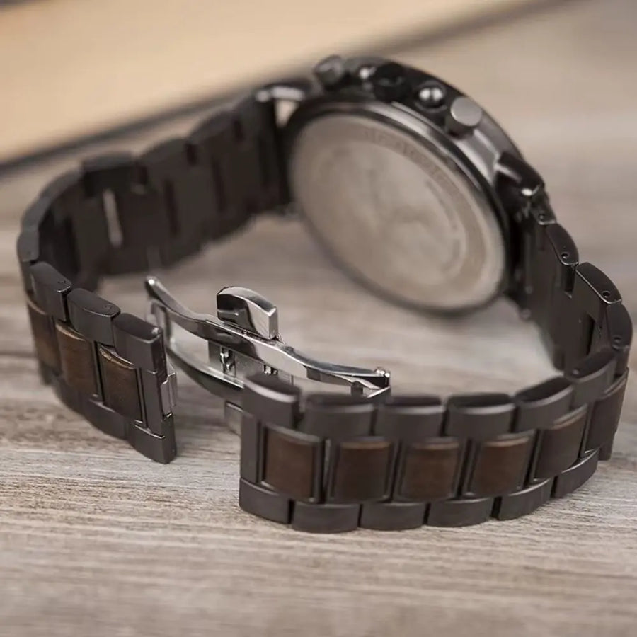 Montre en bois chronographe - Mangrove Charme-bois