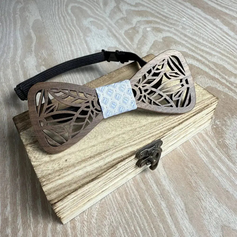 Noeud Papillon Bois - Poésie Charme Bois