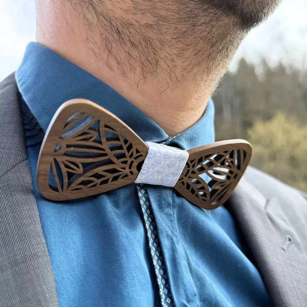 Noeud Papillon Bois - Poésie Charme Bois