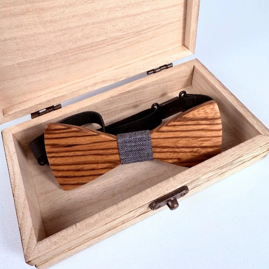 Noeud Papillon Bois Enfant - Essence Boutique Charme Bois