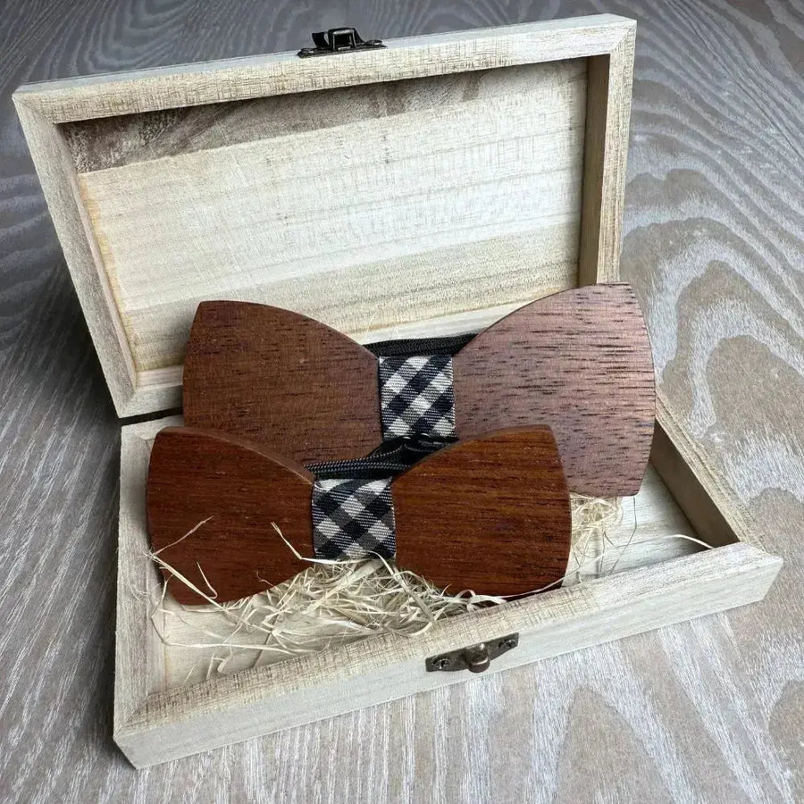 Noeud Papillon Bois Père et Fils - Envolée Charme Bois
