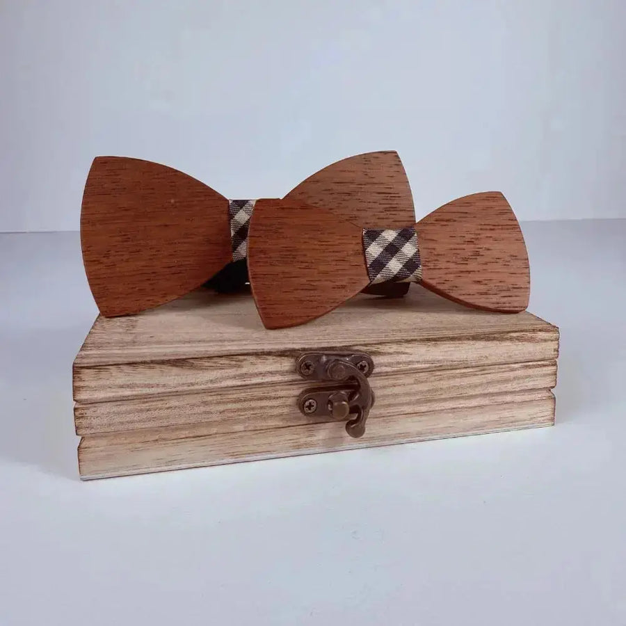 Noeud Papillon Bois Père et Fils - Envolée Charme Bois