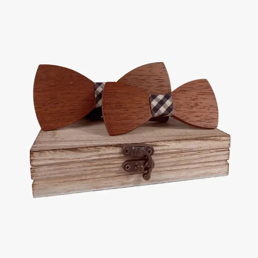 Noeud Papillon Bois Père et Fils - Envolée Charme Bois