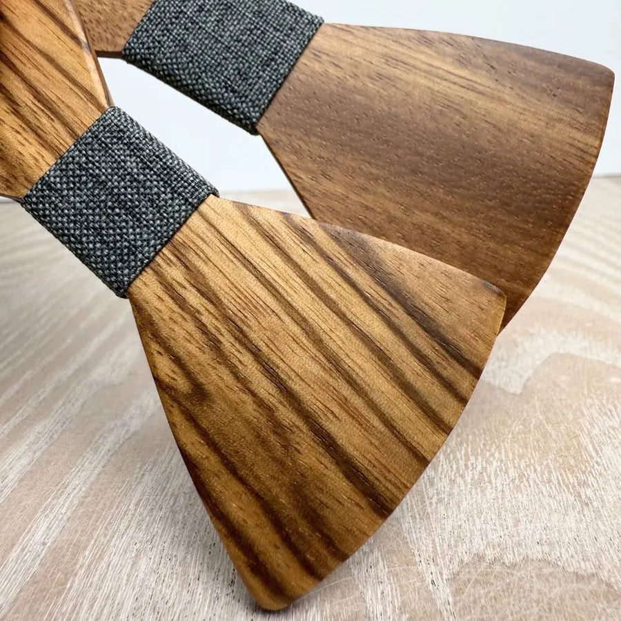 Noeud Papillon Bois Père et Fils - Essence Charme-bois