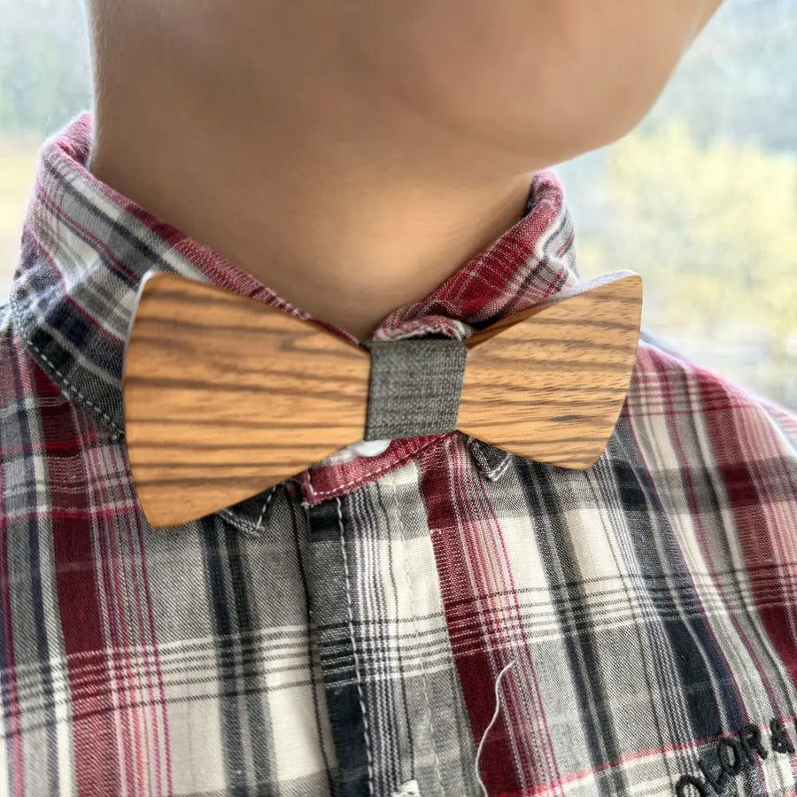 Noeud Papillon Bois Père et Fils - Essence Charme-bois