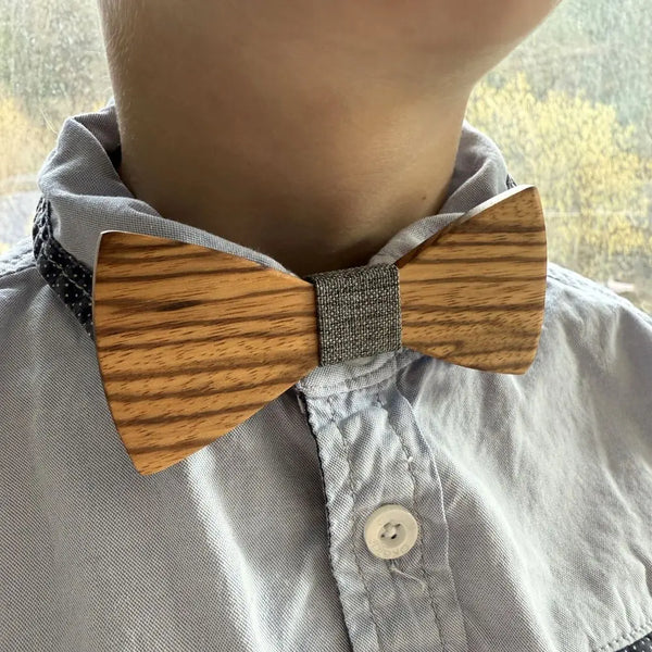 Noeud Papillon Bois Père et Fils - Essence Charme-bois