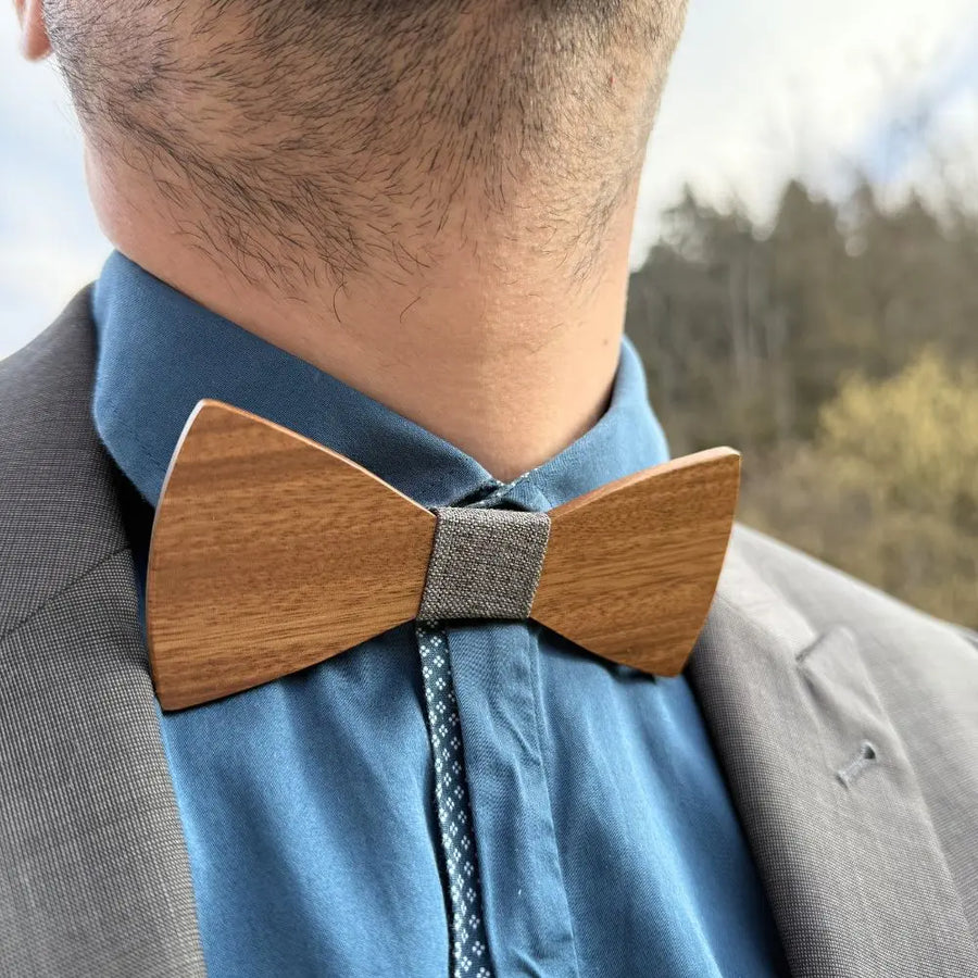Noeud Papillon Bois Père et Fils - Essence Charme-bois