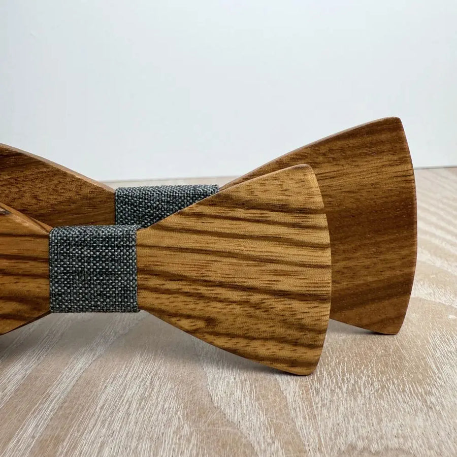 Noeud Papillon Bois Père et Fils - Essence Charme-bois