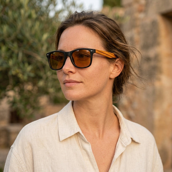 Lunette de soleil en bois UV400 - Escale Charme Bois